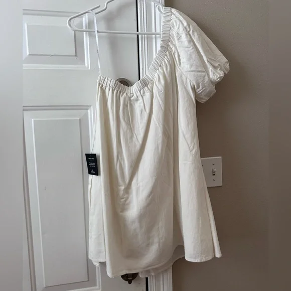 Lulus linen one shoulder dress Size XL - Picture 8 of 8